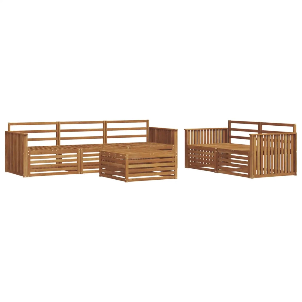 Set di divani da esterno 6 pcs Naturale 3373014