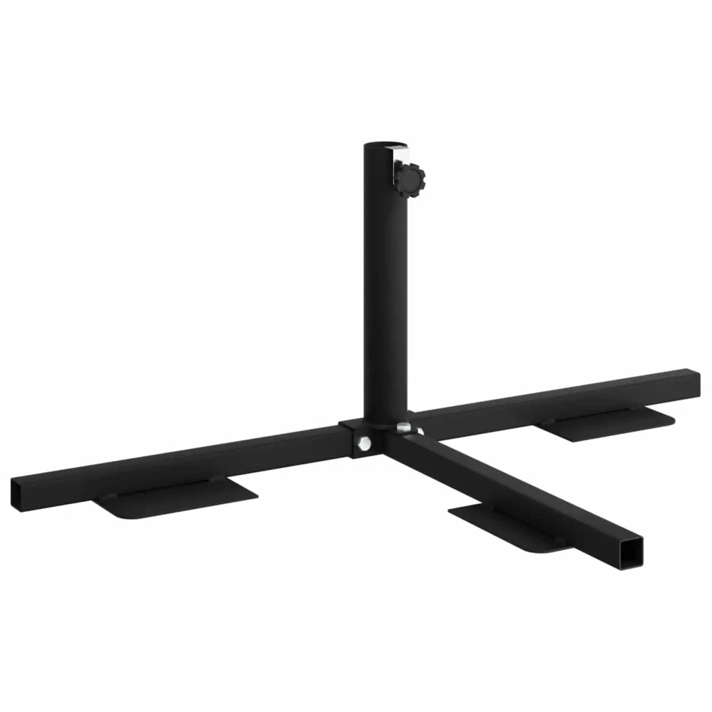 Telaio Base per Parasol a Mezza Nero Acciaio for 32-38 mm Pole 42034492