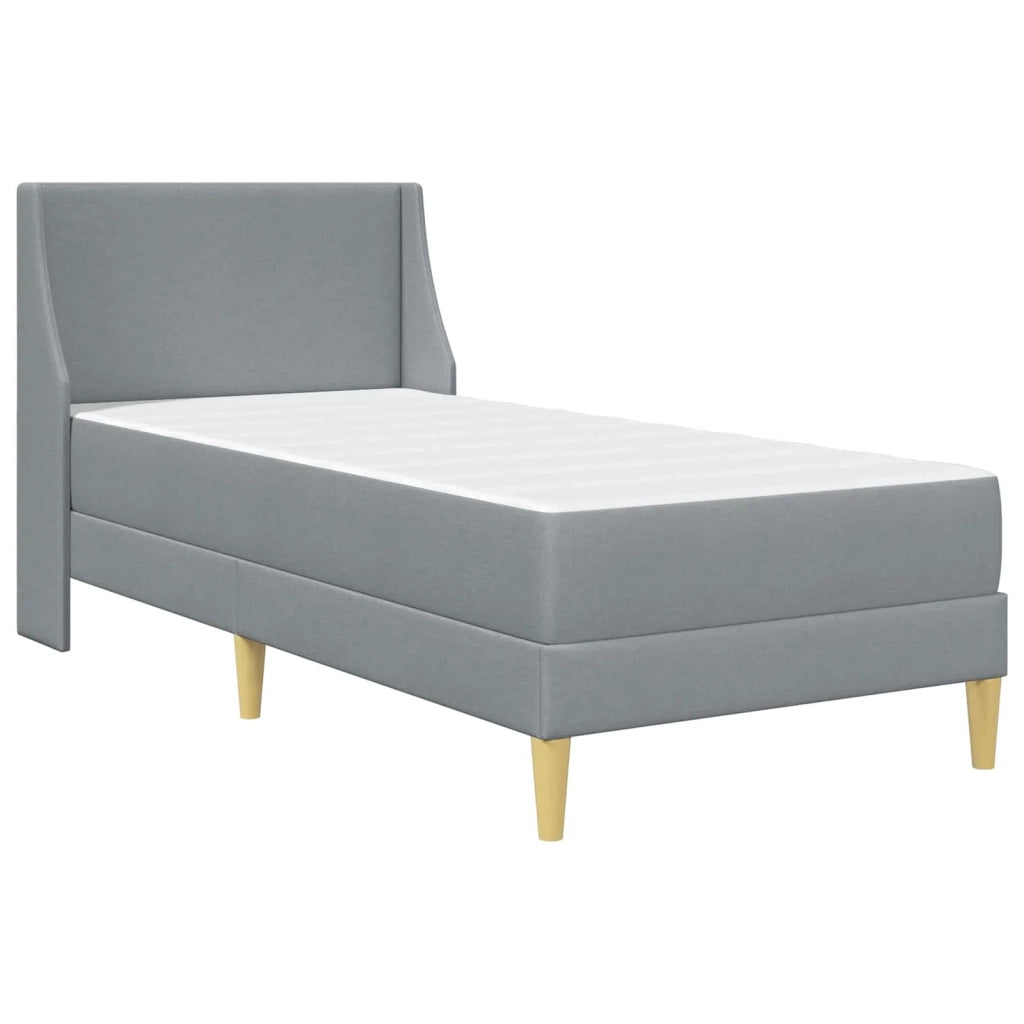 Struttura letto con materasso-Giroletto Grigio chiaro 80x 200 cm