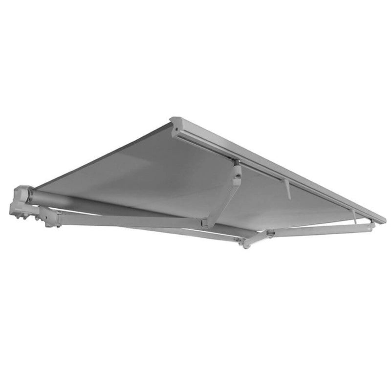Tenda da Sole a Bracci Estensibili su Barra Quadra Tempotest Para', col. Bordò 73, Largh. 3,6m x Sporgenza 1.85m con Arganello Destro