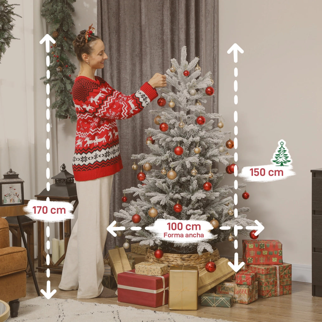 Albero di Natale Nevado ¨C Zephmum ¨C 150 cm 828 Ramit Base Pieghevole