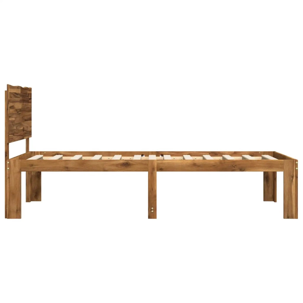 Letto Singolo con Testiera ROSTOCK Naturale 80 x 200 cm 903411