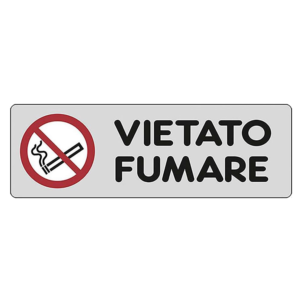 ETICHETTA SEGNALETICA VIETATO FUMARE- 10 pezzi  - EUROSIGNALS