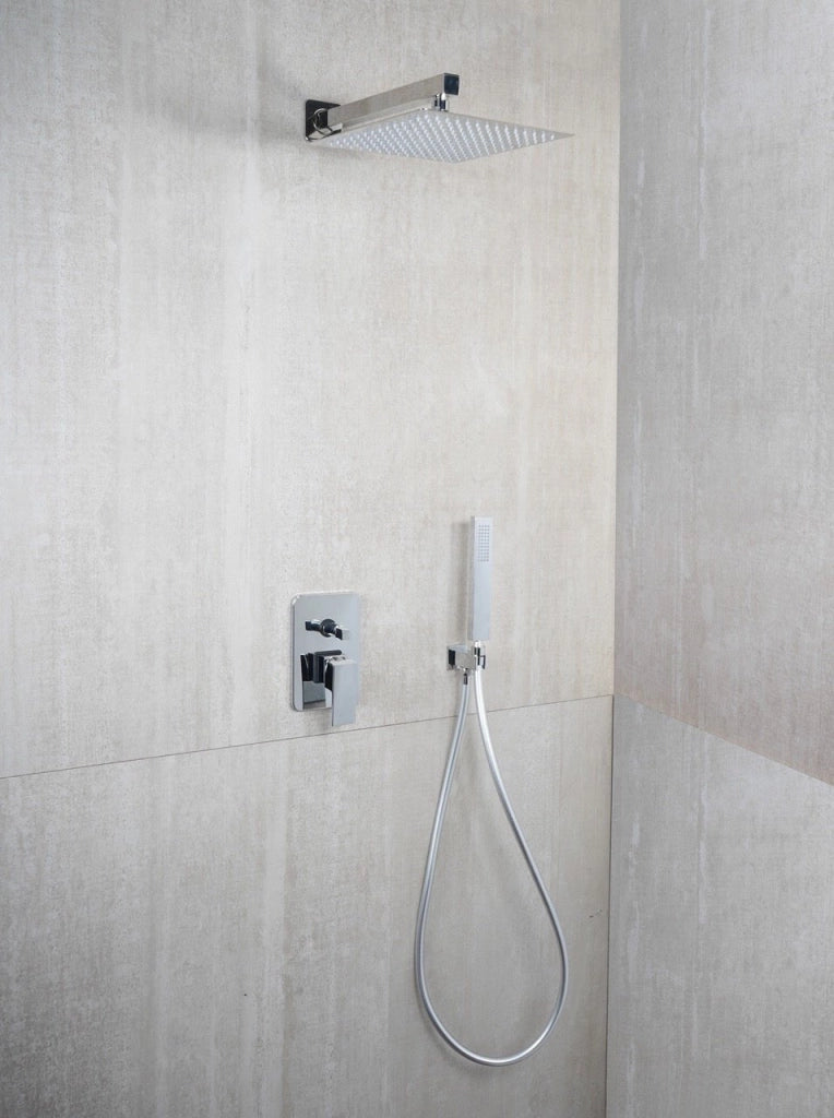Soffione doccia quadrato slim 30x30