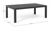 Tavolino 120x70x43h cm Kledi Antracite