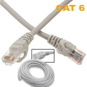 Trade Shop - Cavo Rete Lan 30 Mt Prolunga Cat-6 Per Modem Router Computer Ethernet Plug Rj45 -
