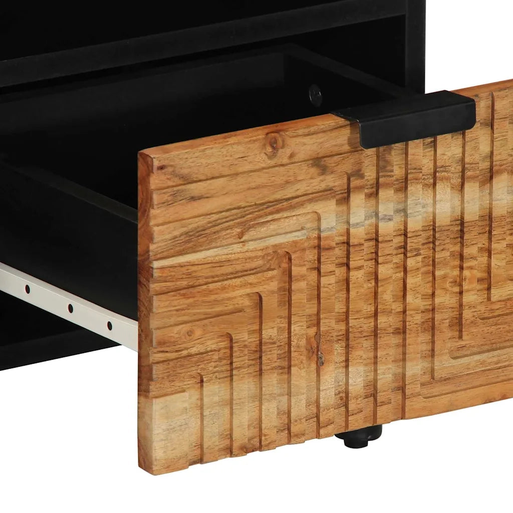 Unità TV Legno di Acacia Massello 100 x 33,5 x 46 cm 4017774
