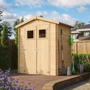 TIMBELA M367 Casetta da Giardino in Legno - 1.98 m2