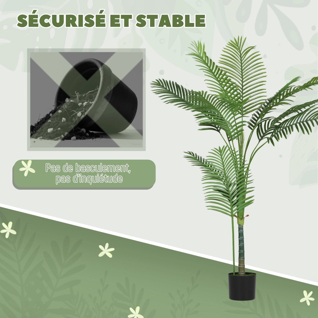 Pianta Artificiale Palma 150 cm ¨C Xylo ¨C Verde con Vaso Plastica
