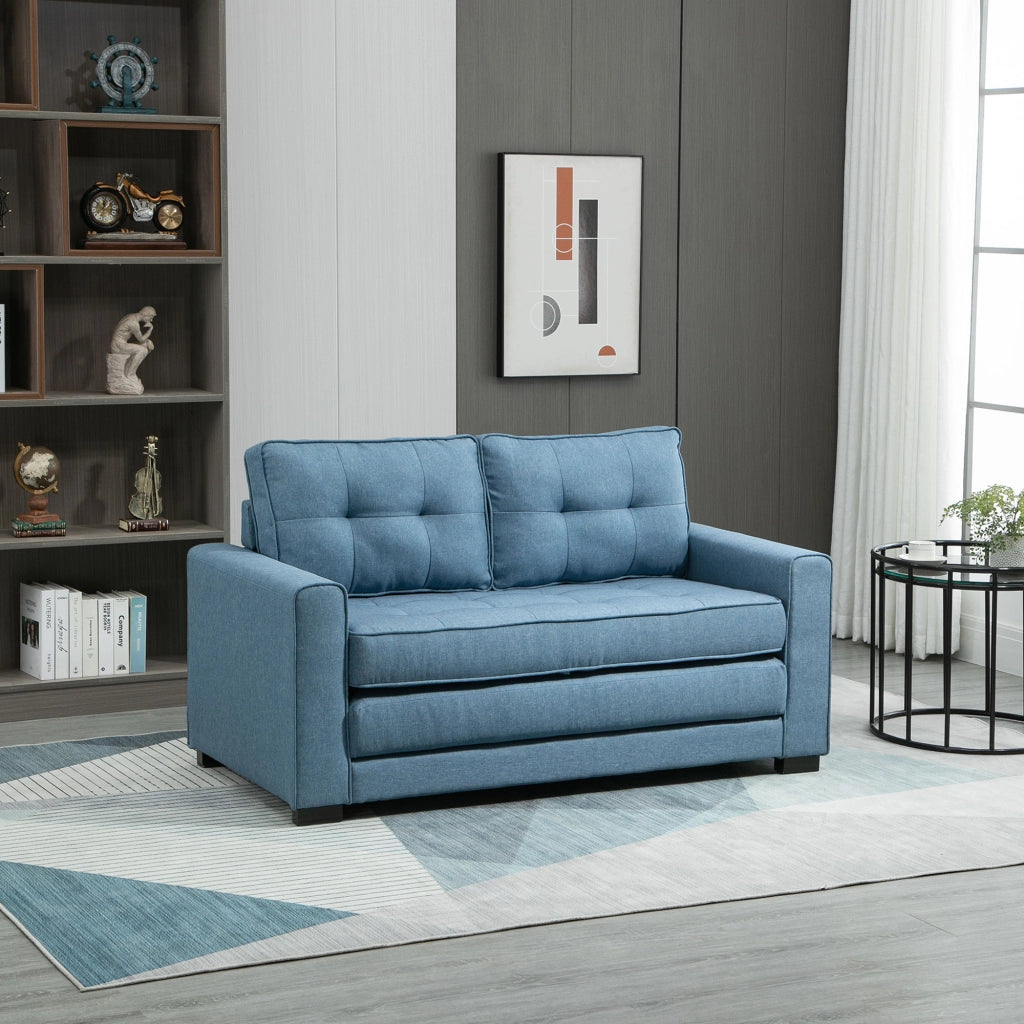 Divano letto 2 posti ¨C Minimal ¨C blu 147.5x75x85 cm