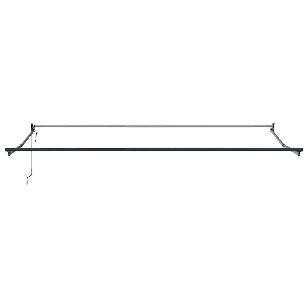 Tenda Retrattile Antracite e Bianca 4x3 m Tessuto e Alluminio 3216120