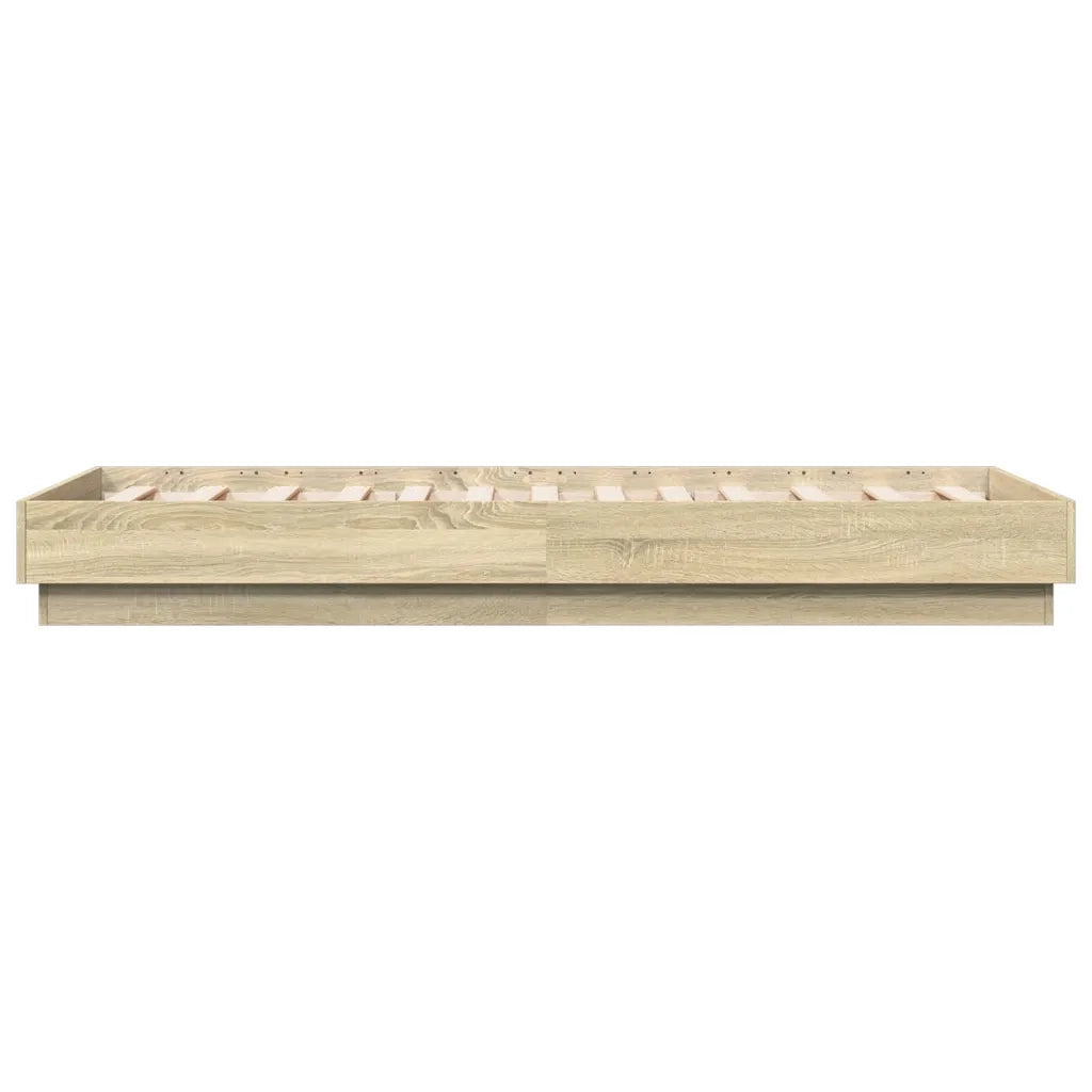 Giroletto con LED Rovere Sonoma 90x190 cm 839541