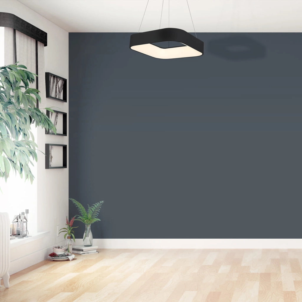 Lampada a sospensione Milagro Astro ML570 LED 24W nera 4000K