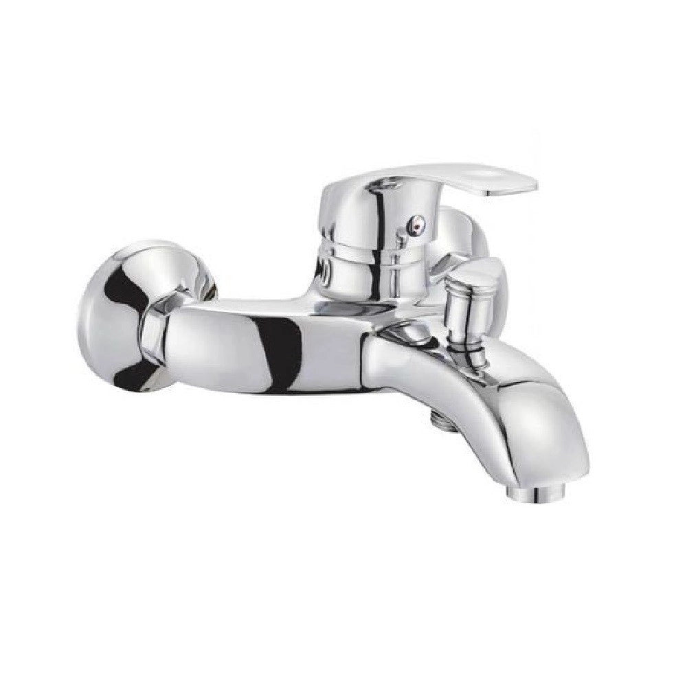 Trade Shop - Rubinetto Miscelatore Per Vasca A Muro Doccia Monocomando Modello Napoli 52329a -