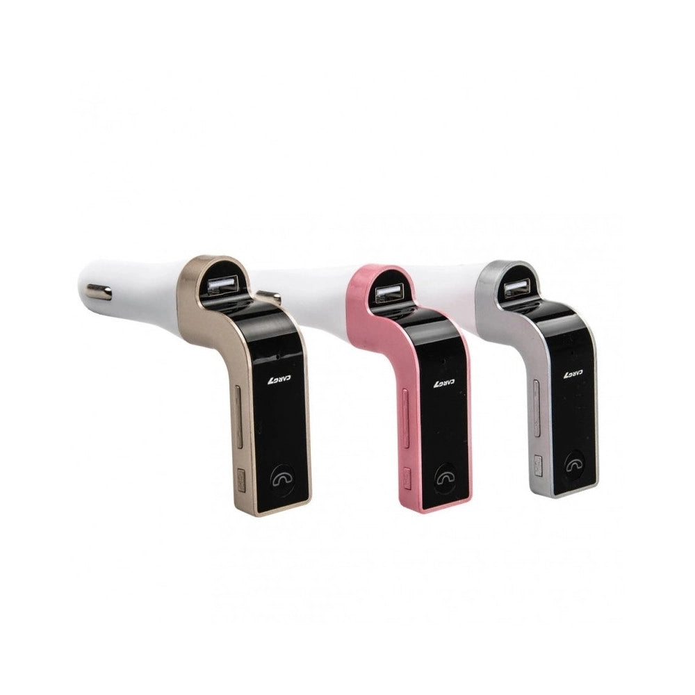 Trade Shop - Caricabatterie Carg7 Auto Trasmettitore Bluetooth Usb Tf Card Android Ios Tablet -