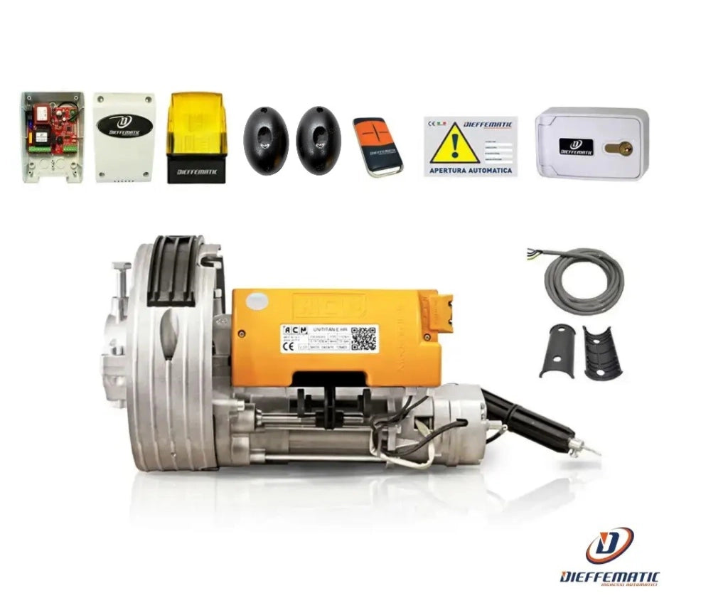 KIT AUTOMATISMO SERRANDA AVVOLGIBILE 170KG 230V SARACINESCA ELETTRICA ACM TITAN