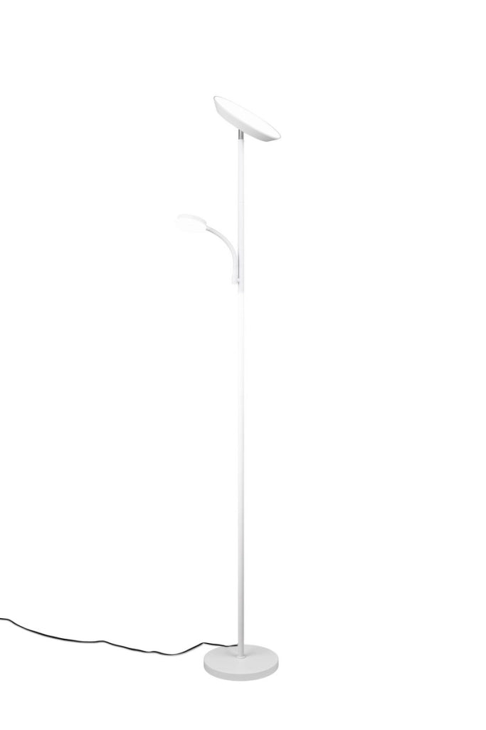 Lampada da terra SPECTER bianca CCT LED con lettura