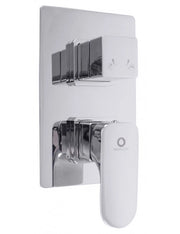 YUKON miscelatore doccia incasso con deviatore in ottone cromato