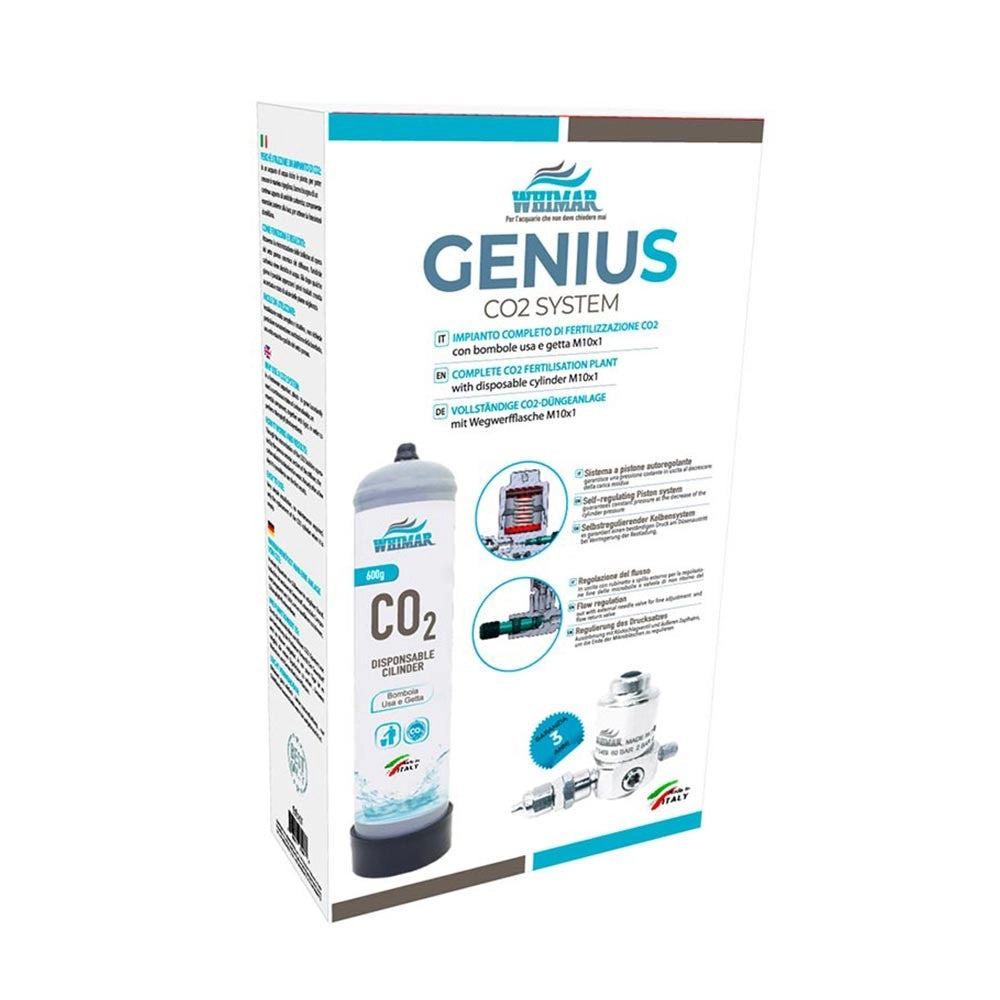 Whimar Genius CO2 System 600gr versione High Pressure con diffusore e manometro di altra pressione