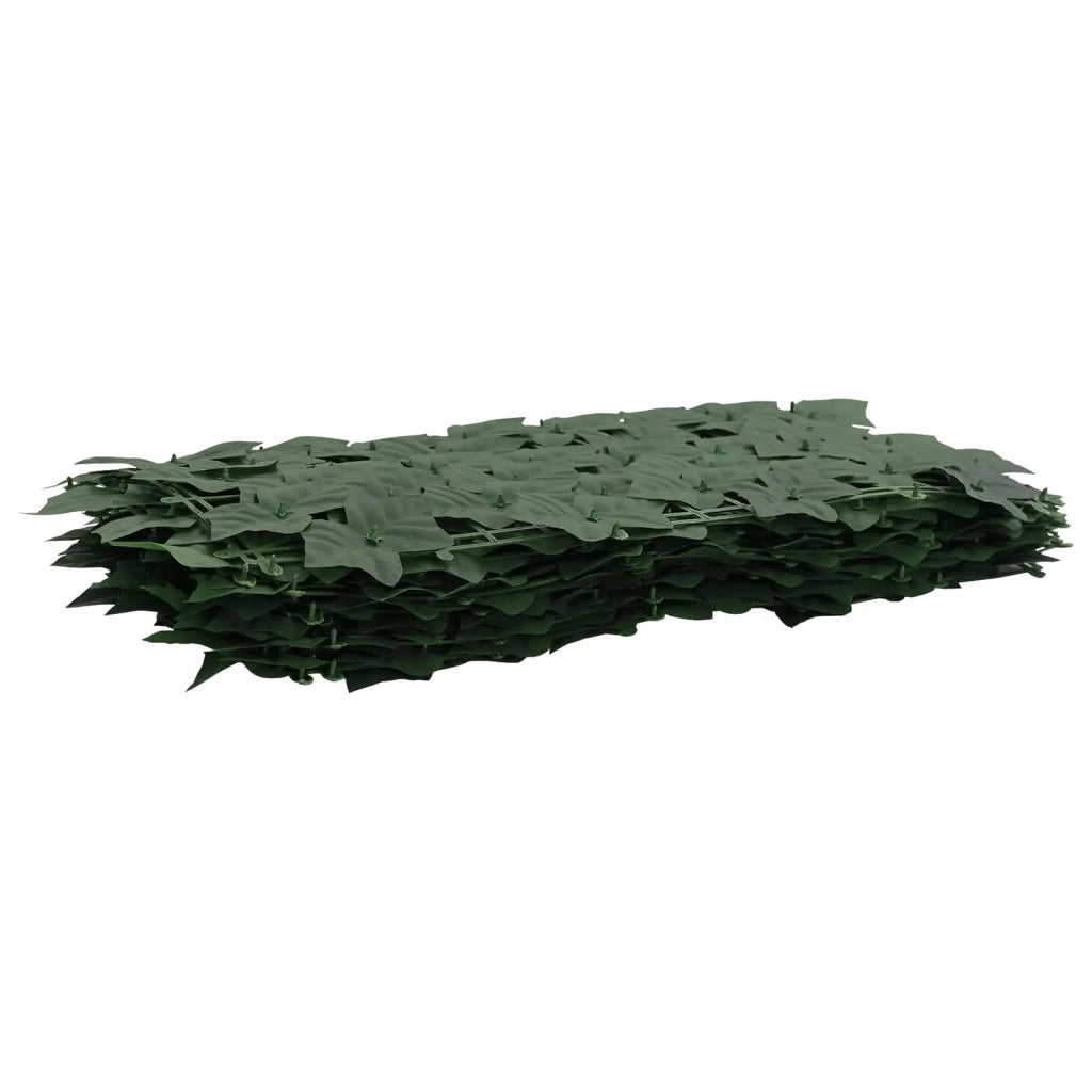 Schermo per balcone con foglie Verde Scuro 200 x 75 cm 42040622