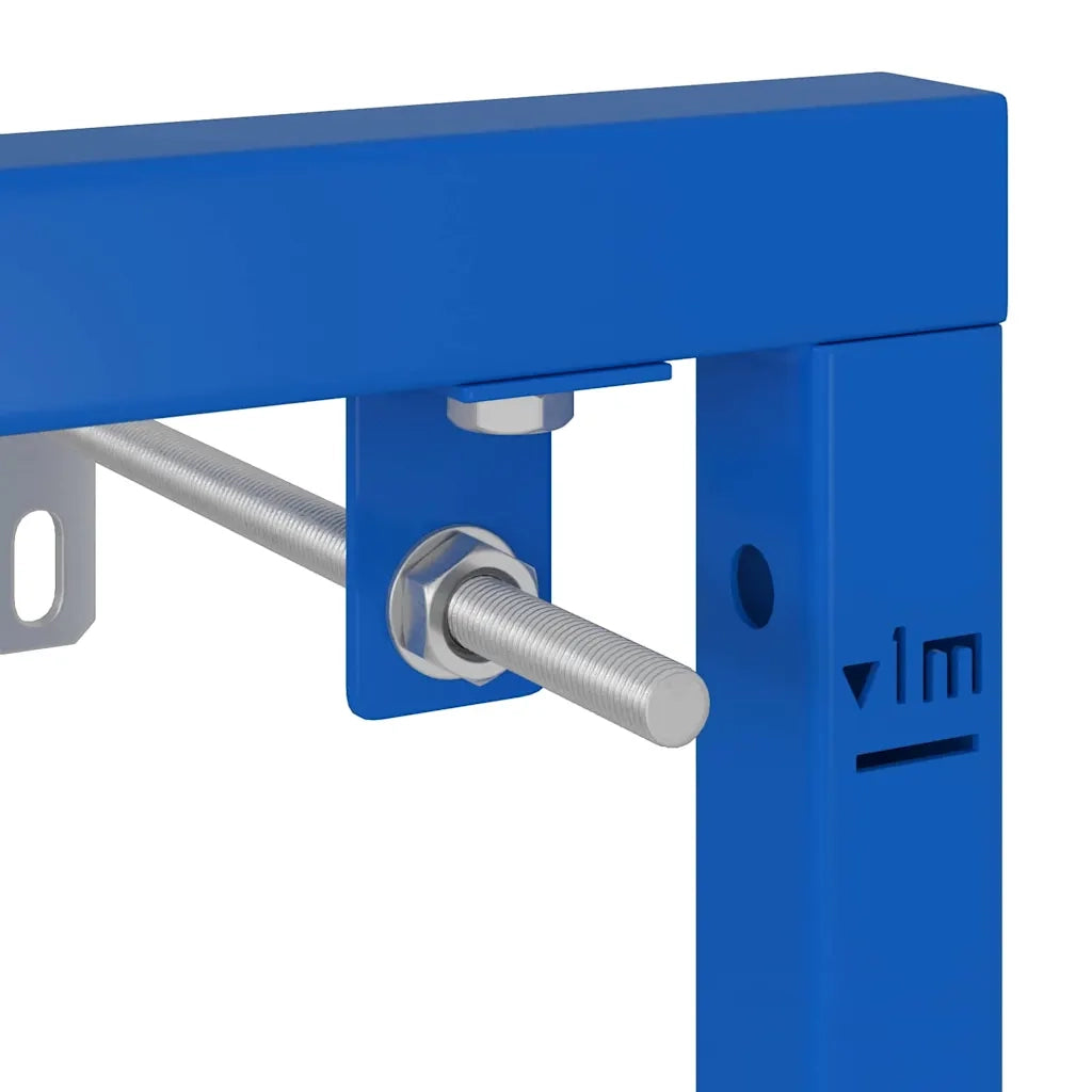 Supporto da parete per bagno Blu 50 x 3 x 112 cm 4106573