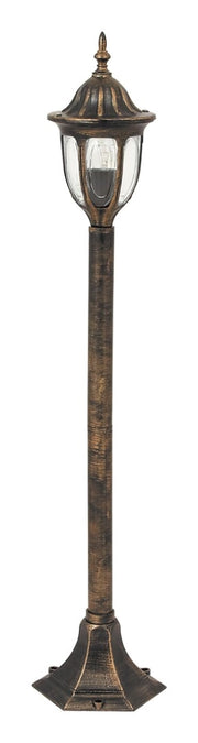 Paletto da giardino classico Milano oro anticato E27 Rabalux