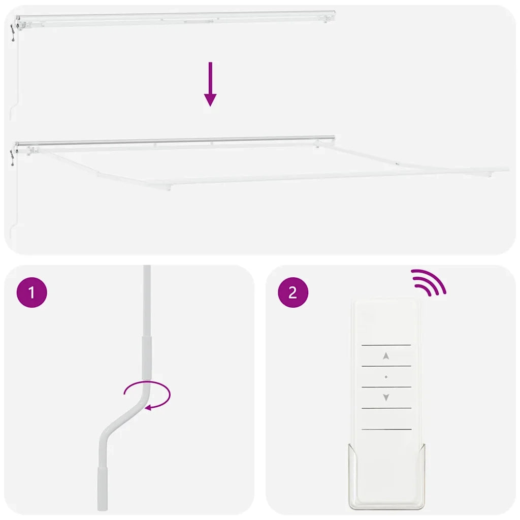 Struttura della tenda Bianco 450 × 350 cm Alluminio 313216