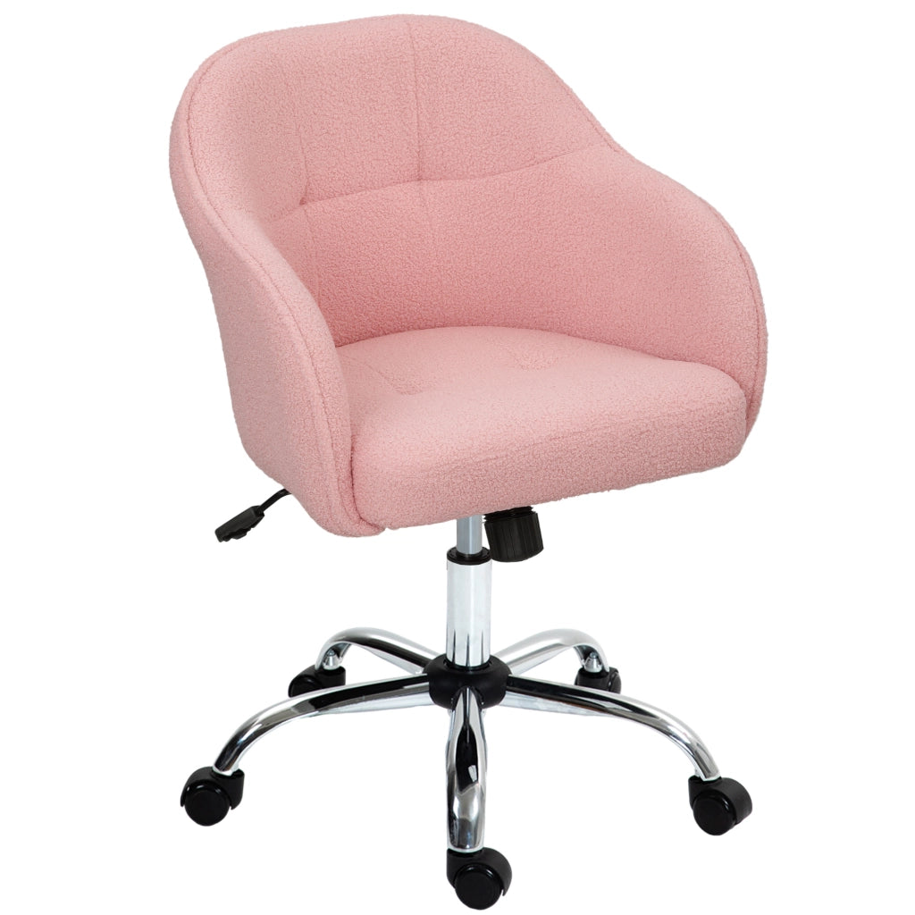 Poltrona da ufficio ergonomica regolabile ¨C zephmum ¨C imbottita rosa