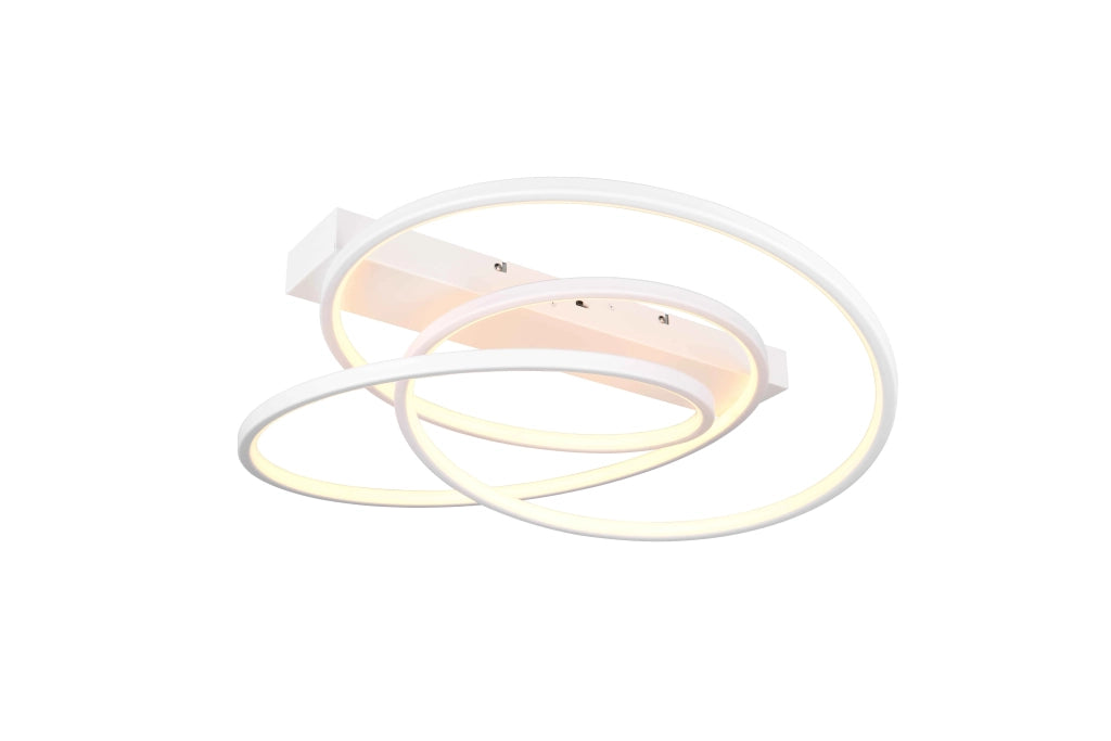 Plafoniera LED, metallo, bianco, D 65 cm, Darvin