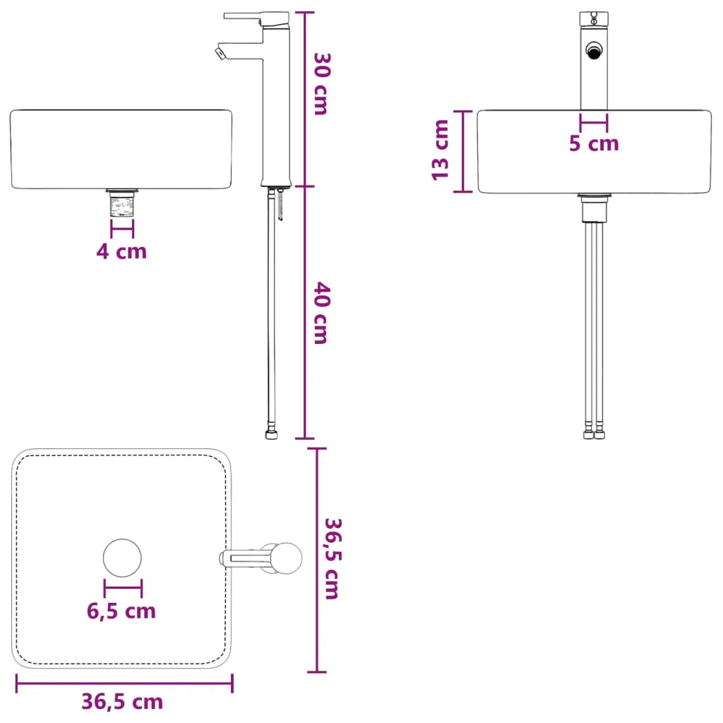 Mobile Lavabo | Armadio Lavabo da parete Grigio Cemento 49 x 41 x 63 cm