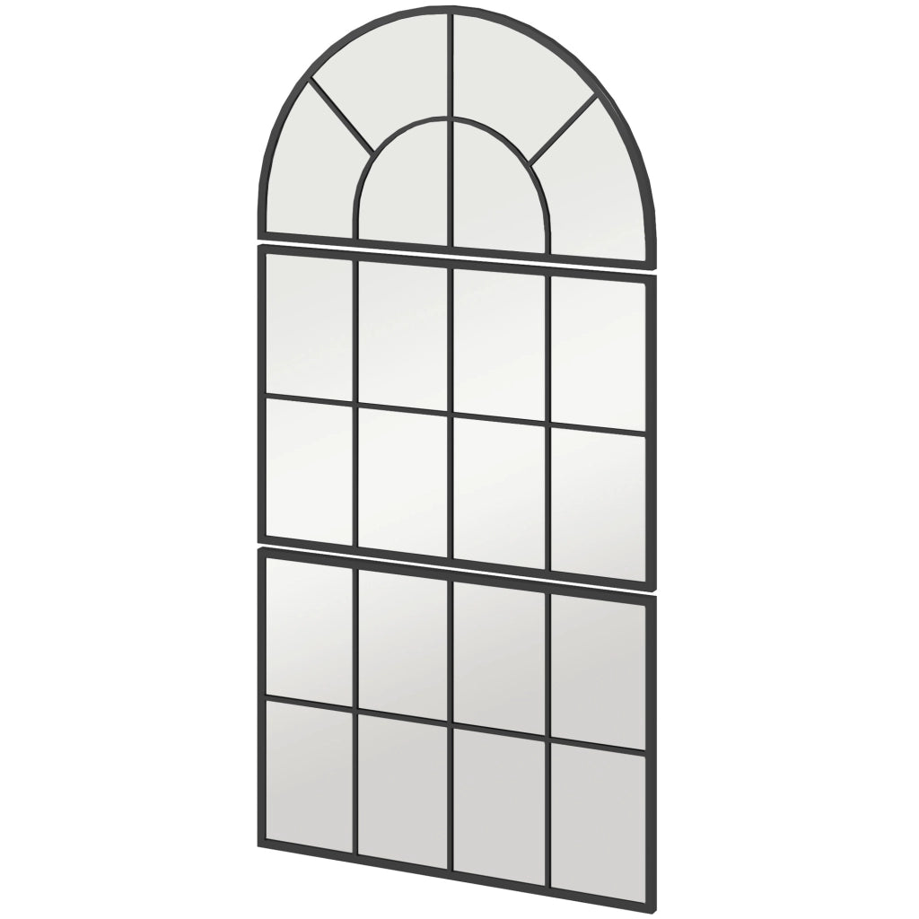 Specchio a Tre Ante ¨C zephmum ¨C Nero 76x53 cm