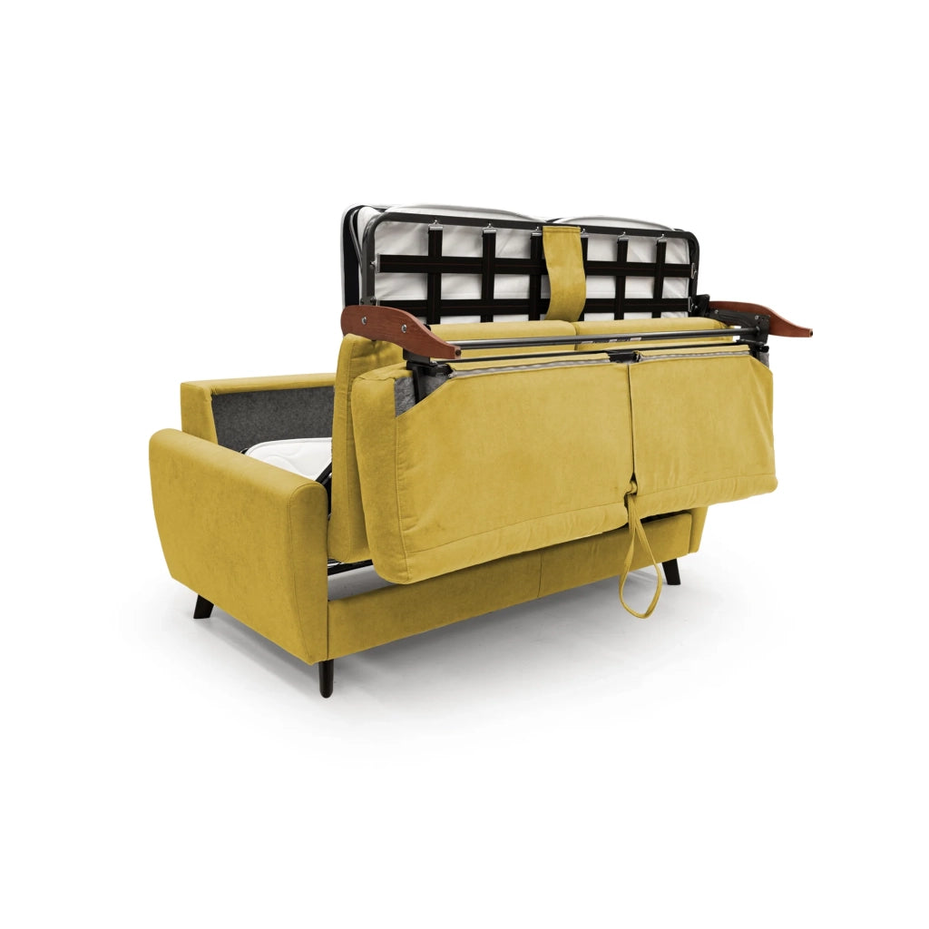 Callisto Divano letto matrimoniale 188 cm giallo