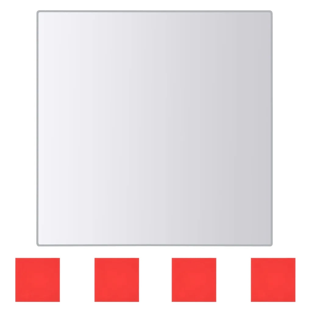 Piastrelle a Specchio 48 pz-Specchio decorativo Quadrate in Vetro