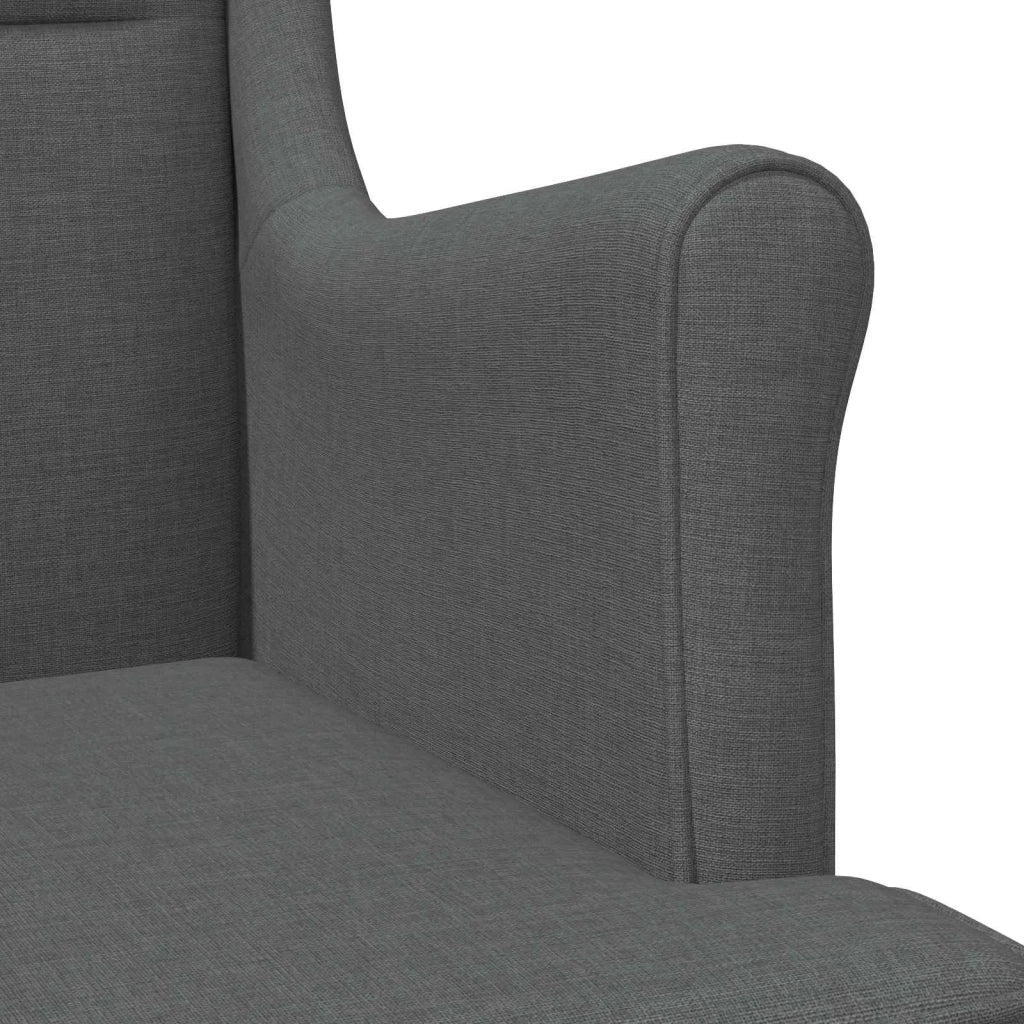 poltrona Grigio scuro Tessuto 42029856