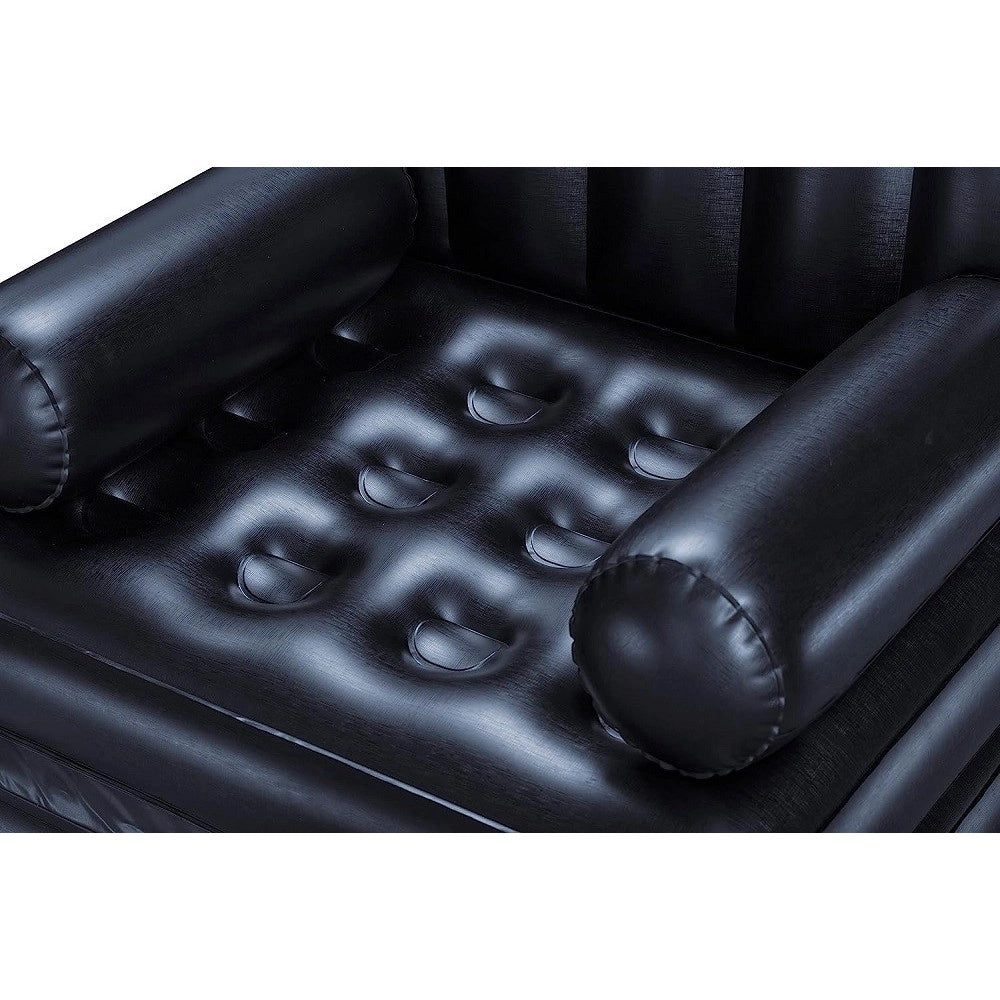 Trade Shop - Poltrona Divano Gonfiabile 4in1 Multi-max 191x97x64cm Pieghevole Floccata 75114 -