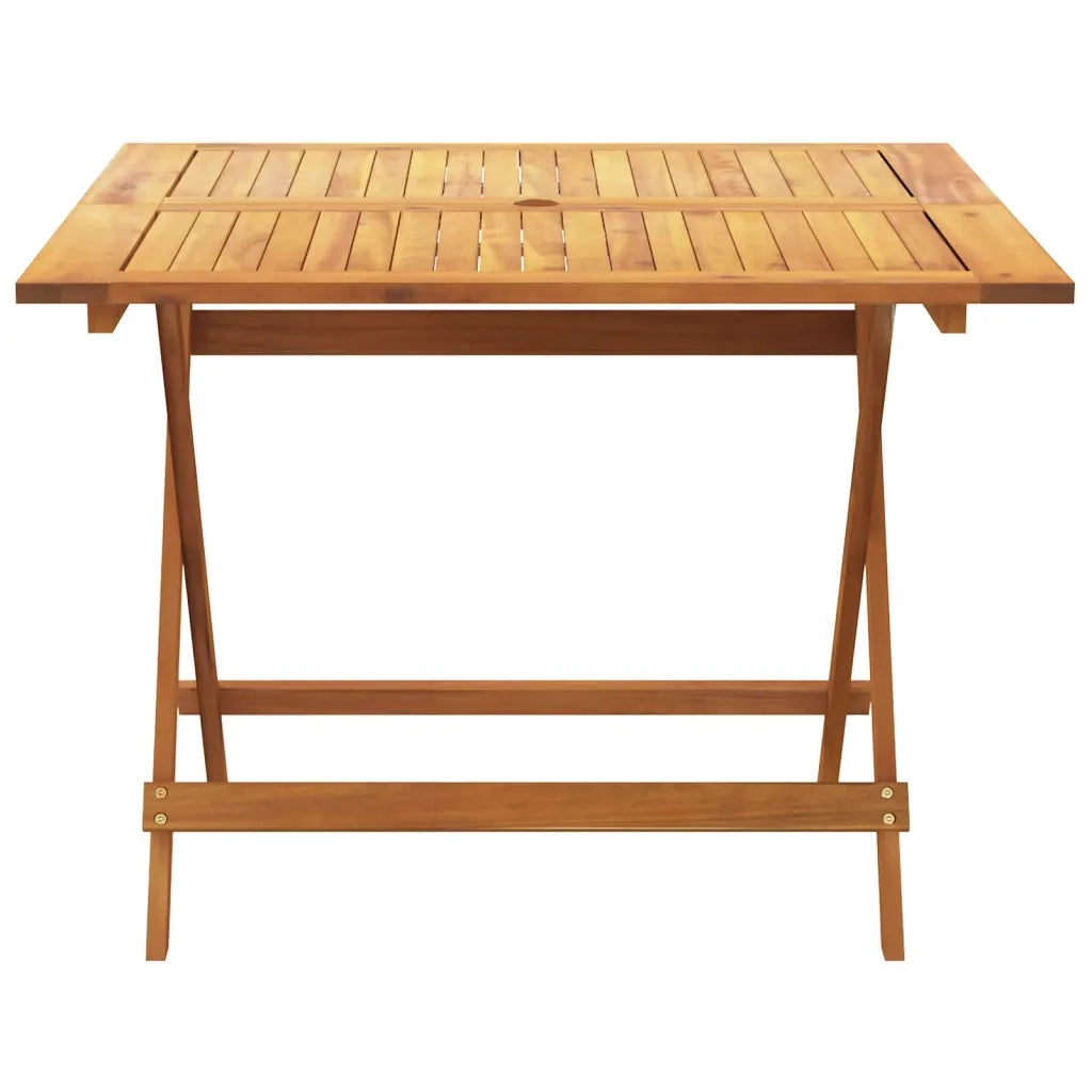 Set Pranzo da Giardino 5 pz Beige Polyrattan e Legno Massello 3281828