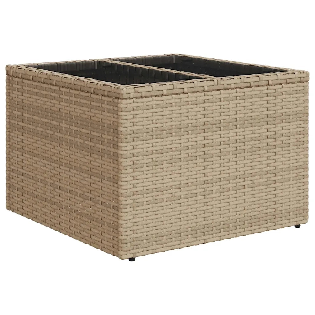 Set Divano da Giardino Beige polyrattan 3346030