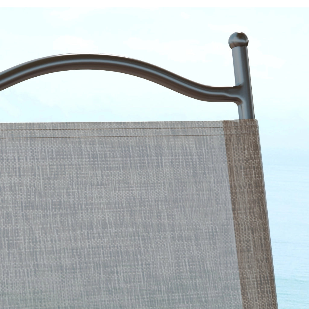 Sedie Pieghevoli con Braccioli ¨C Minimal ¨C Tessuto, Marrone