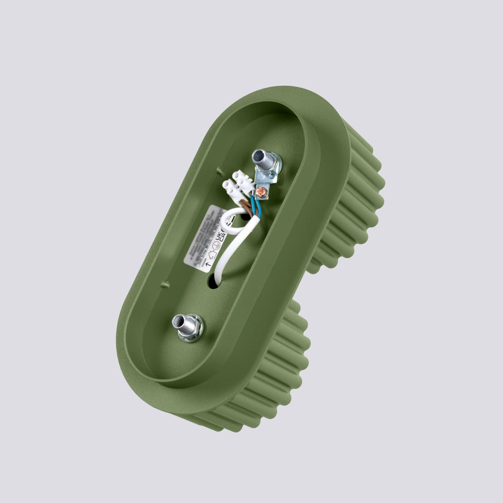 Lampada da soffitto AURA 2 verde oliva Gx53