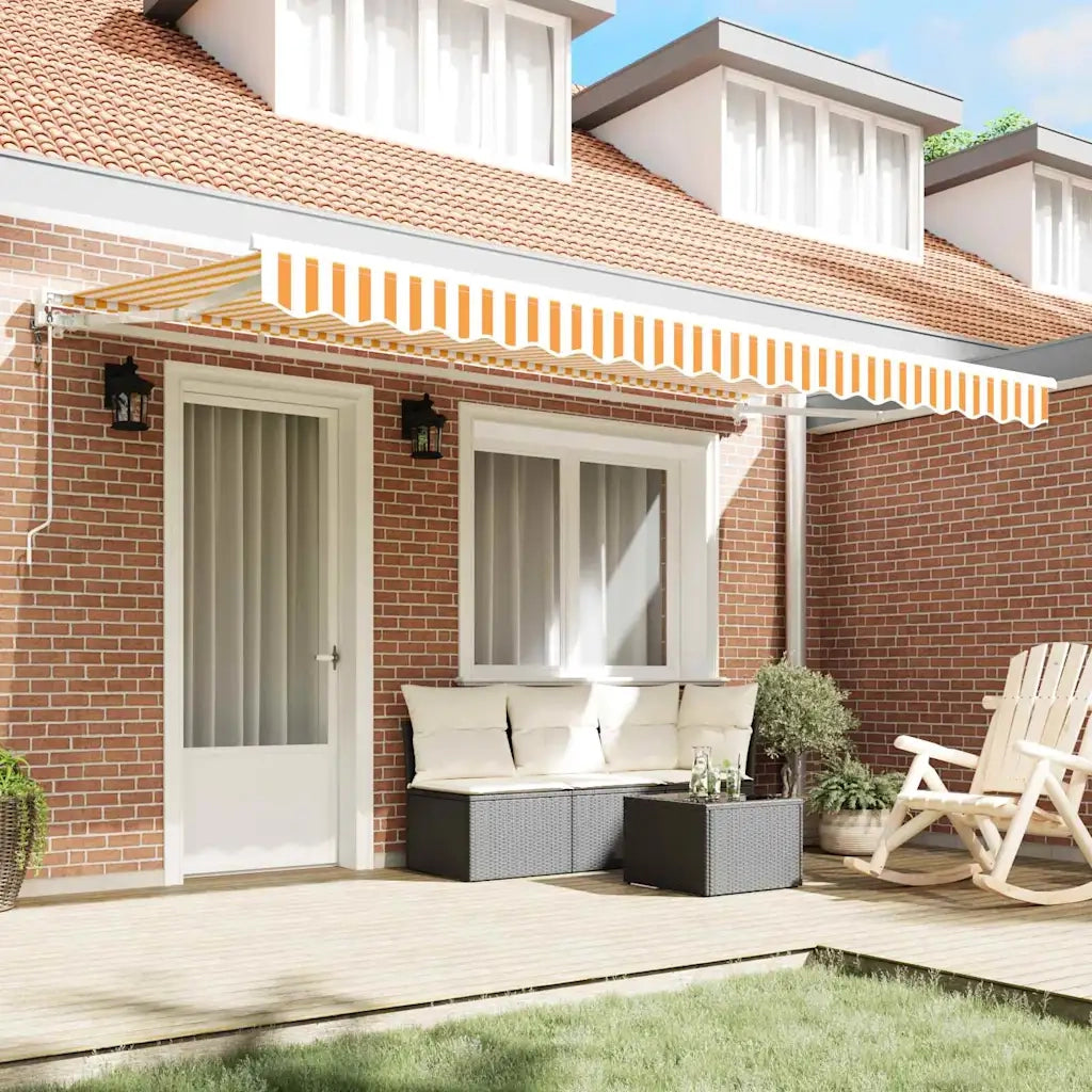 Struttura della tenda Giallo e Bianco 350 x 200 cm 3329644