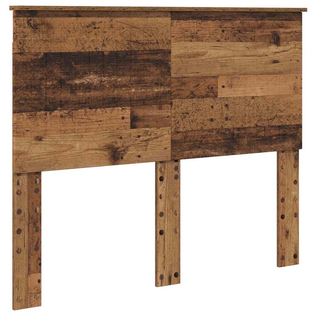 Letto matrimoniale | Letto per adulti | Struttura del letto con testiera Legno vecchio 120 x 190 cm