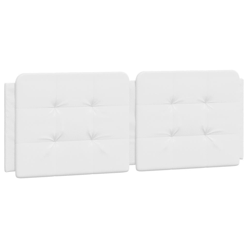 Cuscino Testiera Zadar Bianco 120 cm in Similpelle 374851