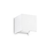 Applique Da Parete Contemporaneo Atom Alluminio Bianco Led 12W 3000K Ip54