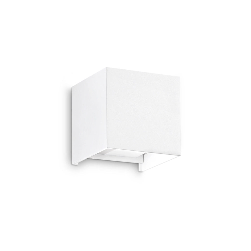 Applique Da Parete Contemporaneo Atom Alluminio Bianco Led 12W 3000K Ip54