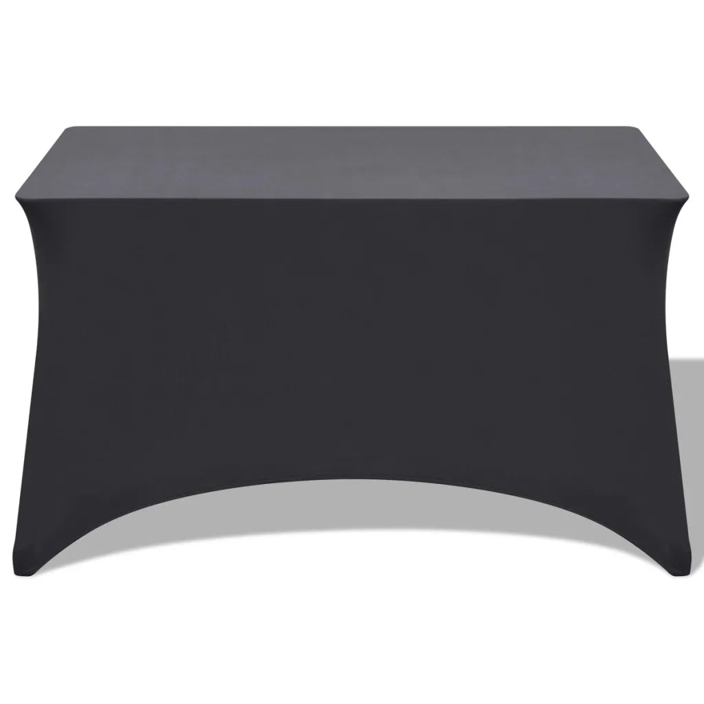 Fodere Elasticizzate per Tavolo 2 pezzi 183x76x74 cm Antracite 132040