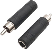 Adattatore di conversione audio da 6,35mm a RCA - 10 pezzi