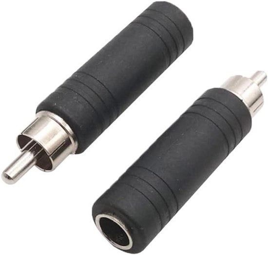 Adattatore di conversione audio da 6,35mm a RCA - 10 pezzi