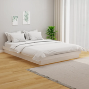 Giroletto Bianco in Legno Massello 120x190 cm Small Double 819943