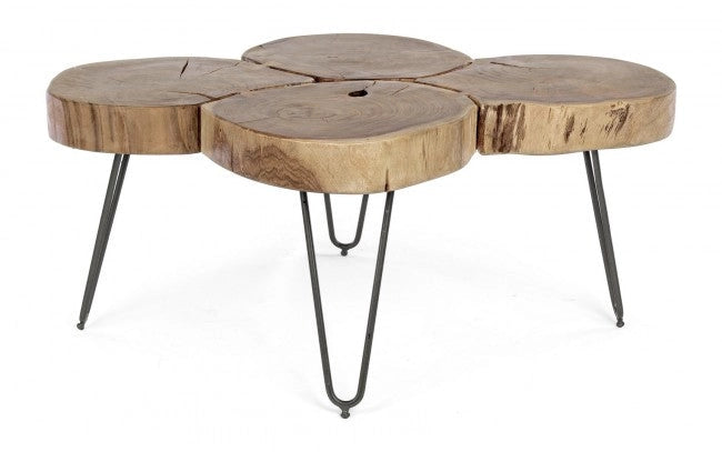 Tavolino 90x60x40h cm Orbital Log