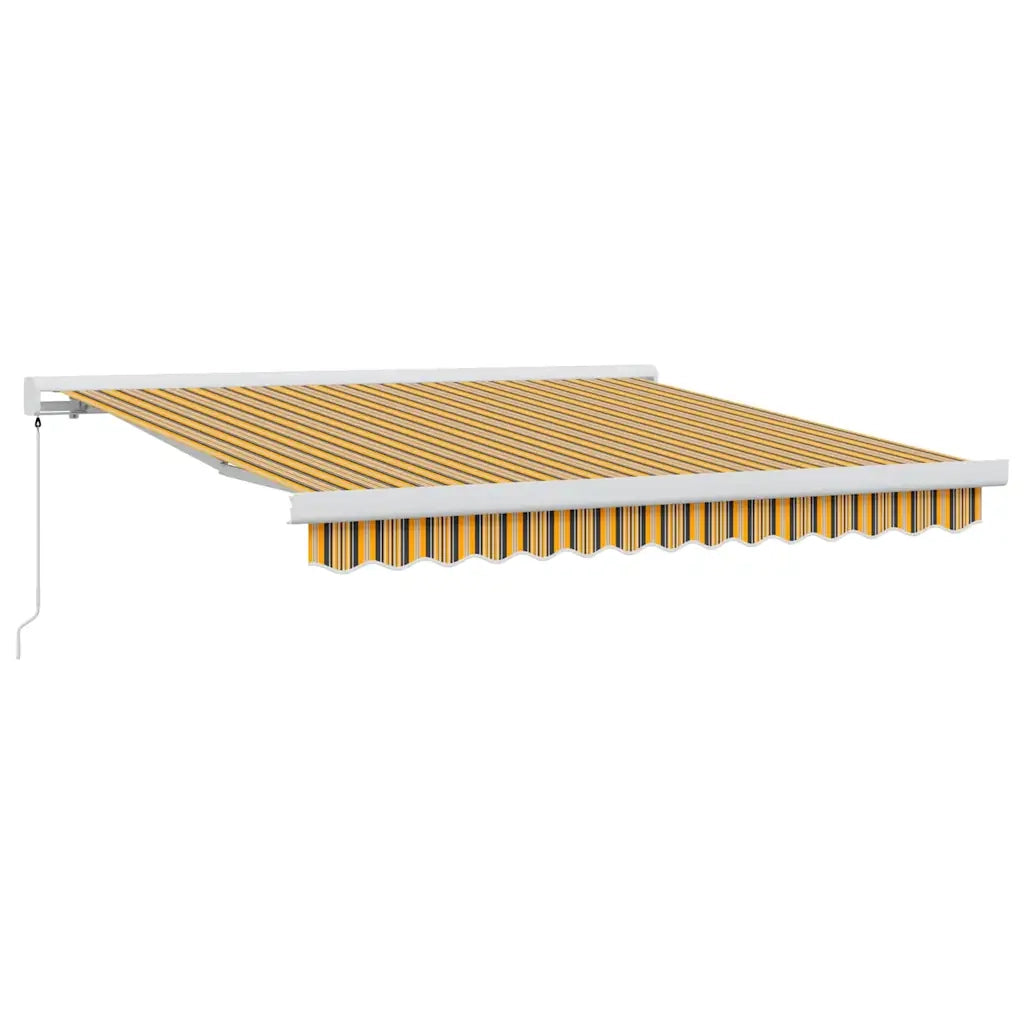 Tenda Retrattile Multicolore 350 x 250 cm Tessuto e Metallo 3330315